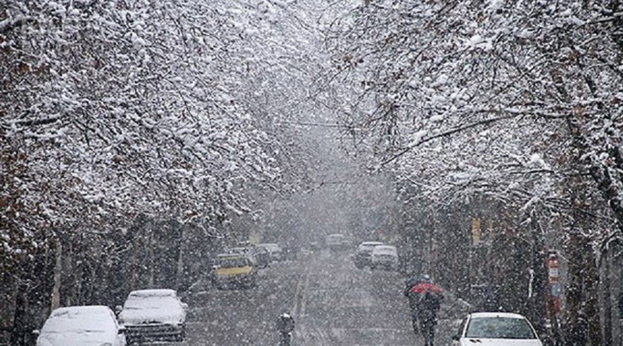 کاهش محسوس دما و آغاز بارش برف در برخی شهرهای آذربایجان‌شرقی