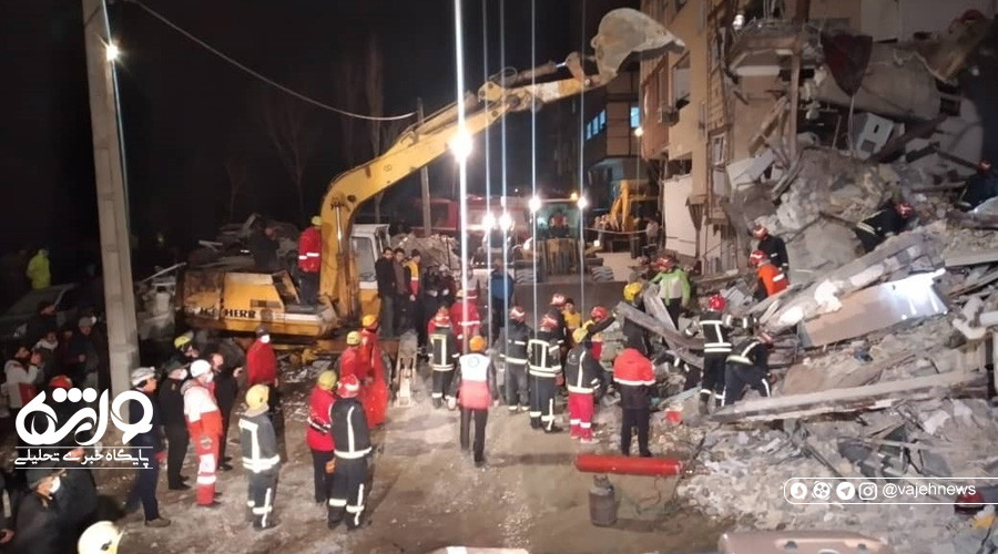 جزئیات جدید از حادثه فروریزش ساختمان پنج طبقه در تبریز