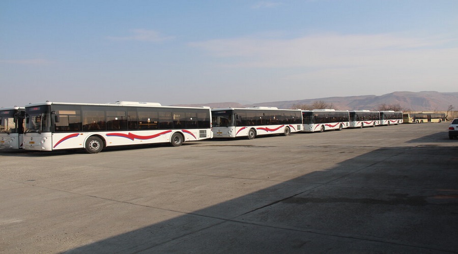 ورود ۱۹ دستگاه اتوبوس نو به تبریز