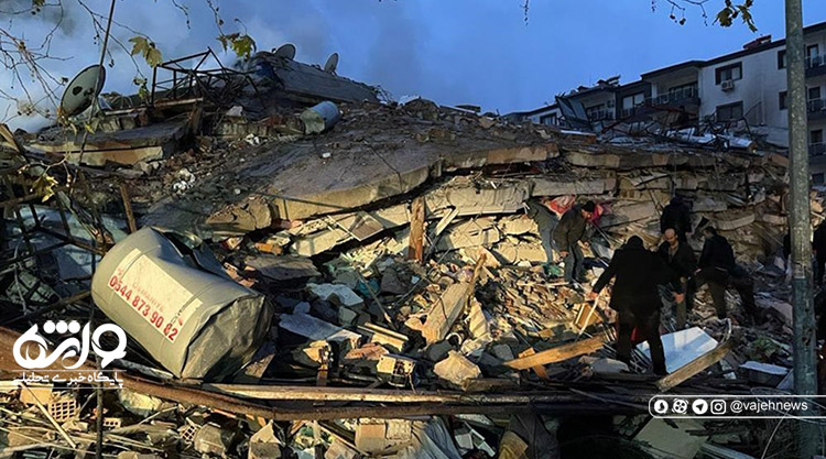 زلزله در جنوب ترکیه؛ 1121 جان‌باخته و 7 هزار و 634 مجروح