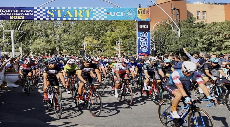 سی و ششمین دوره تور بین المللی دوچرخه سواری ایران – آذربایجان آغاز شد