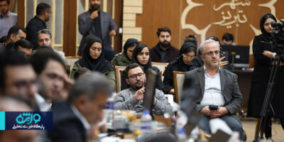 تصاویر | نشست خبری اعضای هیئت رییسه شورای شهر تبریز