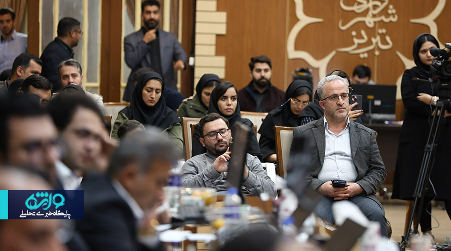 تصاویر | نشست خبری اعضای هیئت رییسه شورای شهر تبریز