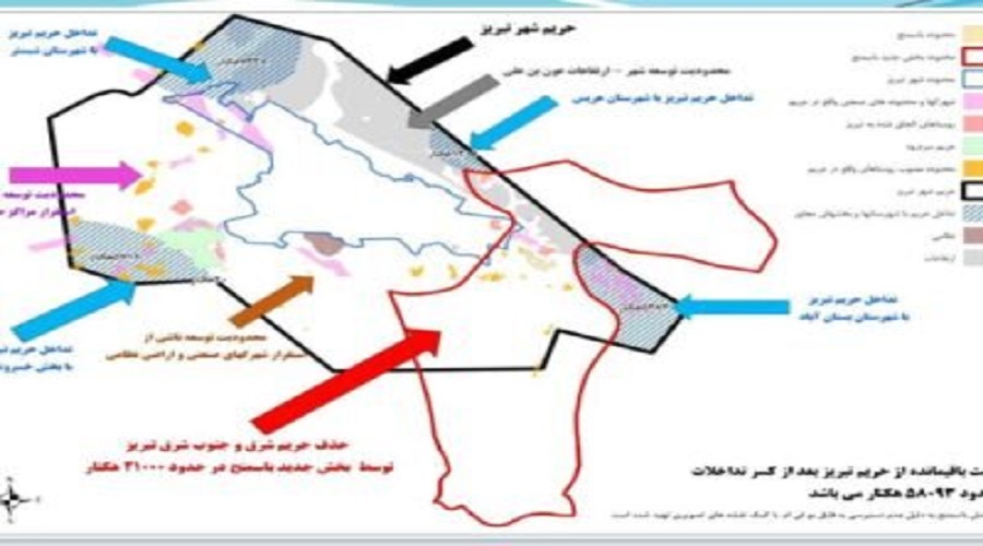 بررسی الحاق حریم تبریز به باسمنج!