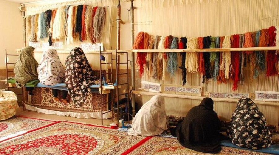حجم صادرات فرش ایران به یک دهم کاهش یافته است