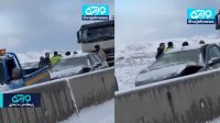 شهروندخبرنگار | عدم نمک پاشی راهداری در محور تبریز به خواجه حادثه آفرین شد