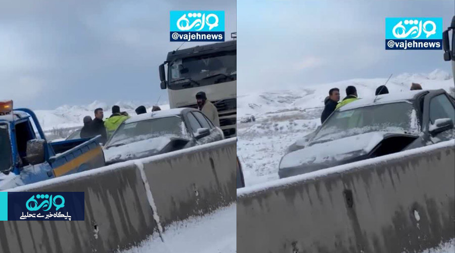 شهروندخبرنگار | عدم نمک پاشی راهداری در محور تبریز به خواجه حادثه آفرین شد